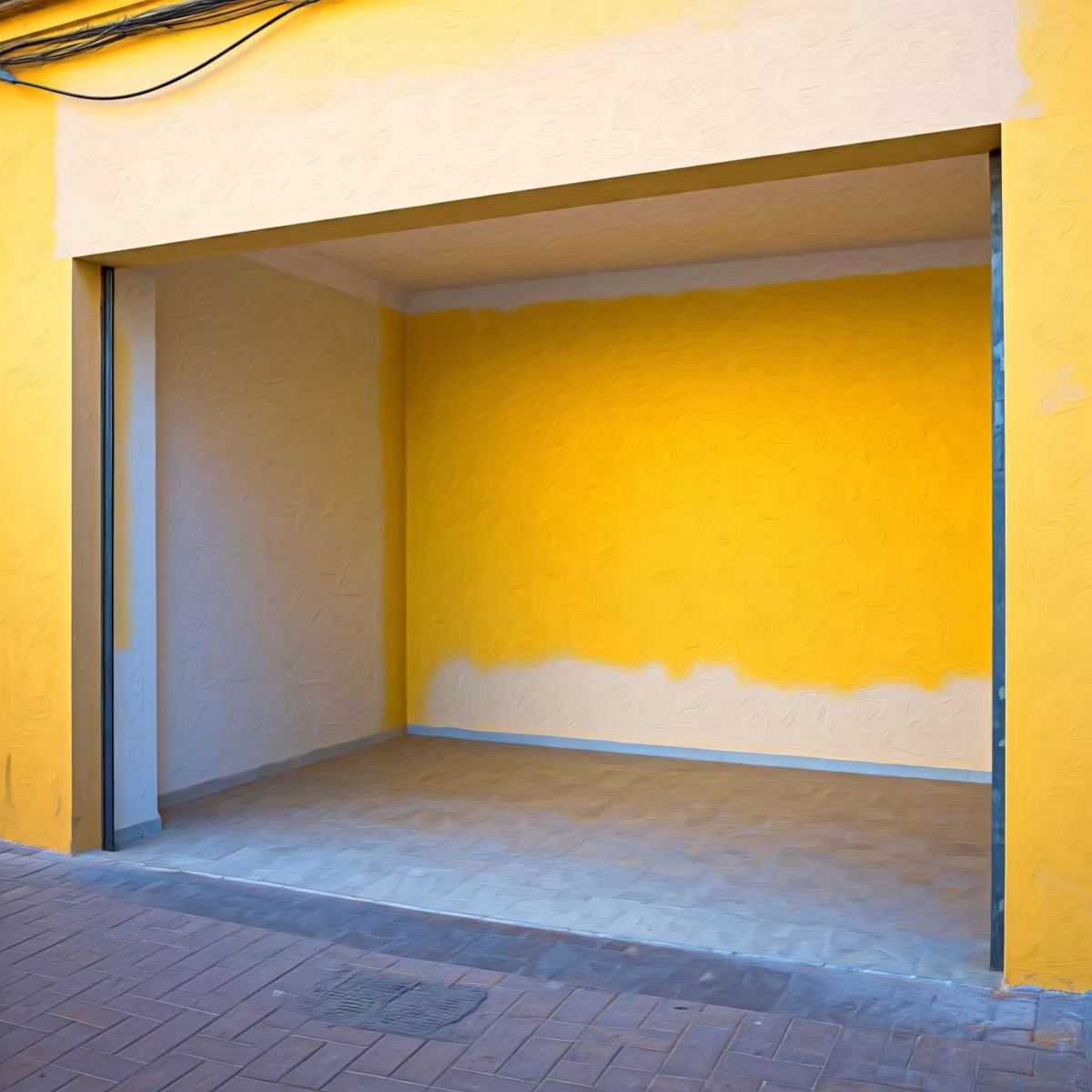 Pintando local comercial en Huelva Pintando local comercial en Huelva