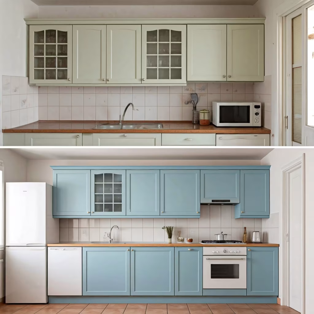 Pintura de muebles de cocina en Huelva, Pintores Huelva AMG